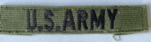 US Army Tape Printed on OD 4 - Bateleur Militaria