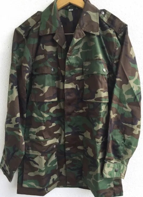 Angola Woodland Camo Shirt and Trousers Size Medium