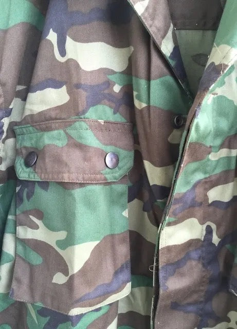 Angola Woodland Camo Shirt and Trousers Size Medium