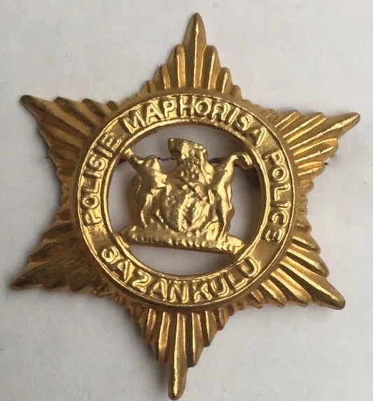 Gazankulu Police Cap Badge - Bateleur Militaria