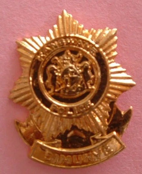 Kangwane Police Collar Badge - Bateleur Militaria