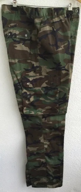 Angola Woodland Camo Shirt and Trousers Size Medium