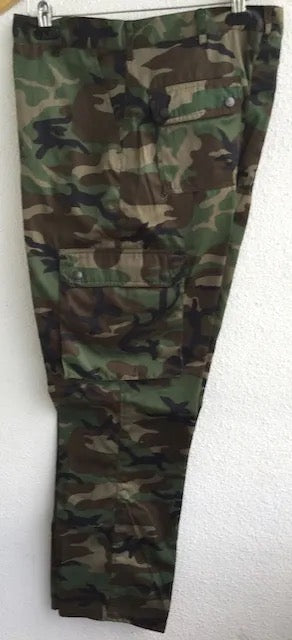 Angola Woodland Camo Shirt and Trousers Size Medium