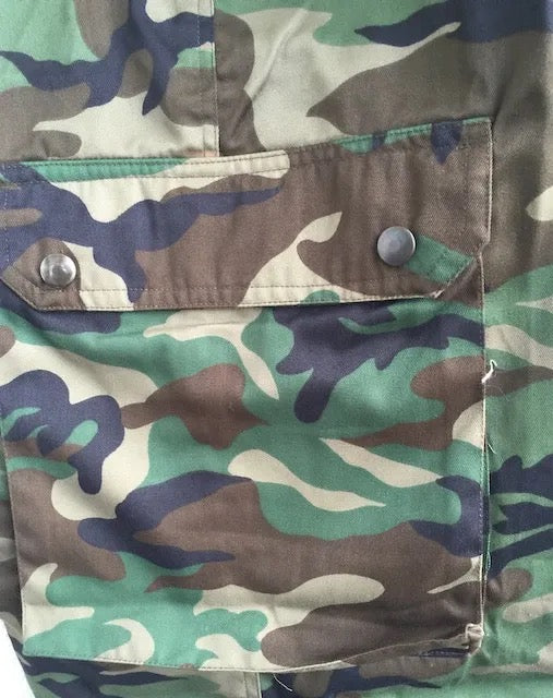 Angola Woodland Camo Shirt and Trousers Size Medium