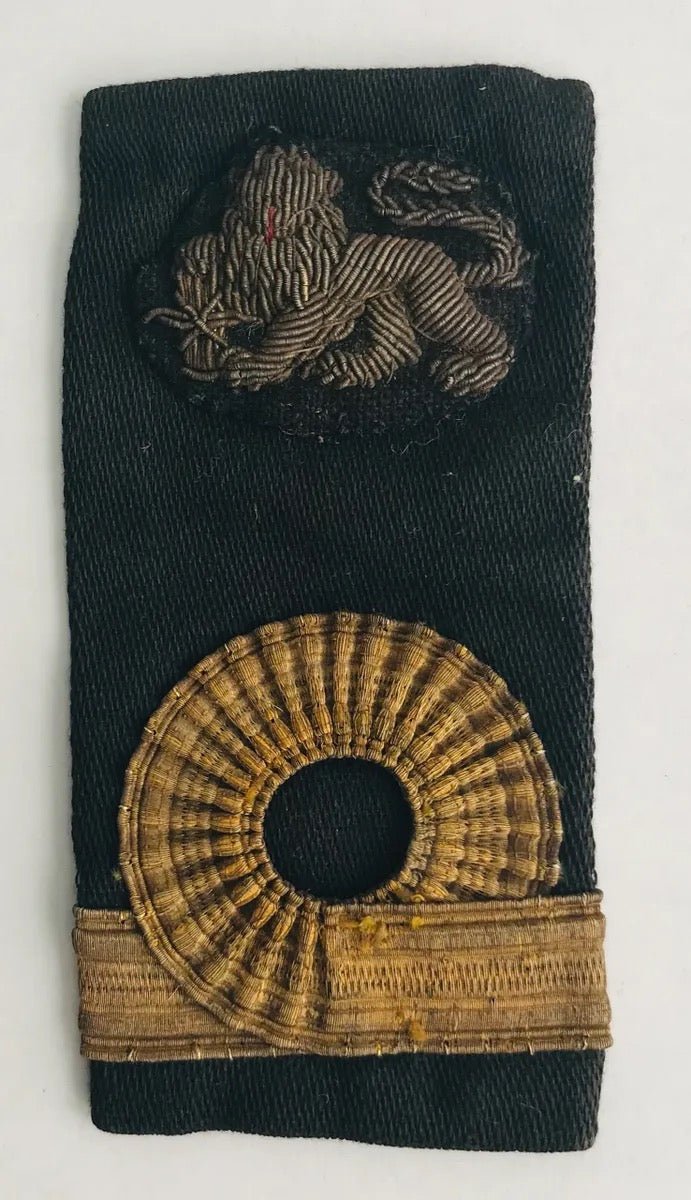 South Africa (SADF) Navy Sub - Lieutenant Lurex Rank Slide Circa 1960's - Bateleur Militaria