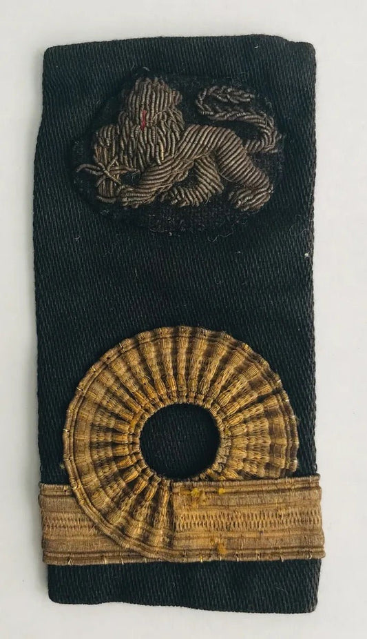 South Africa (SADF) Navy Sub - Lieutenant Lurex Rank Slide Circa 1960's - Bateleur Militaria