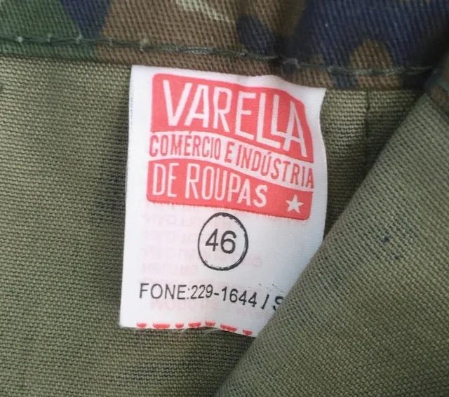 Brazil Air Force Lizard Pattern Camo Shirt and Trousers Size - Bateleur Militaria