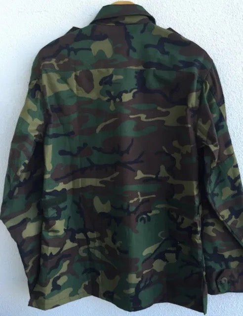Singapore ERDL No 4 Dress Camo Shirt and Trousers Size Large - Bateleur Militaria