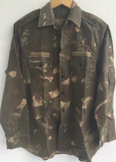 India Palm Leaf Pattern Camo Shirt and Trousers Size Medium - Bateleur Militaria