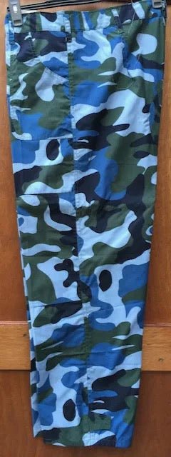 China Marine Oceanic Woodland Camo Shirt and Trousers Size Large - Bateleur Militaria