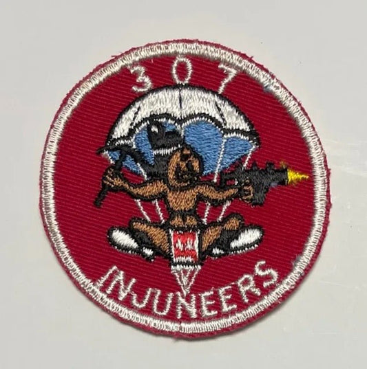 US Army 307th Engineer Battalion Injuneers Airborne Patch - Bateleur Militaria