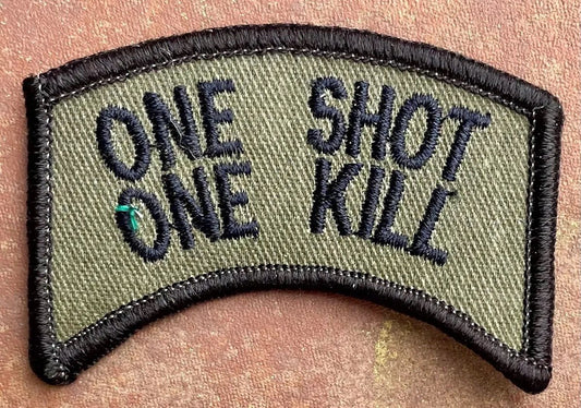 US Army One Shot One Kill Tab OD - Bateleur Militaria