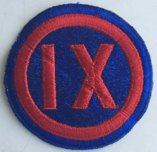 US Army IX Corps 2nd Issue Color SSI shoulder patch - Bateleur Militaria