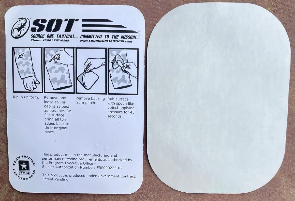 Source One Tactical MultiCam 4"x3" Repair Patch - Bateleur Militaria