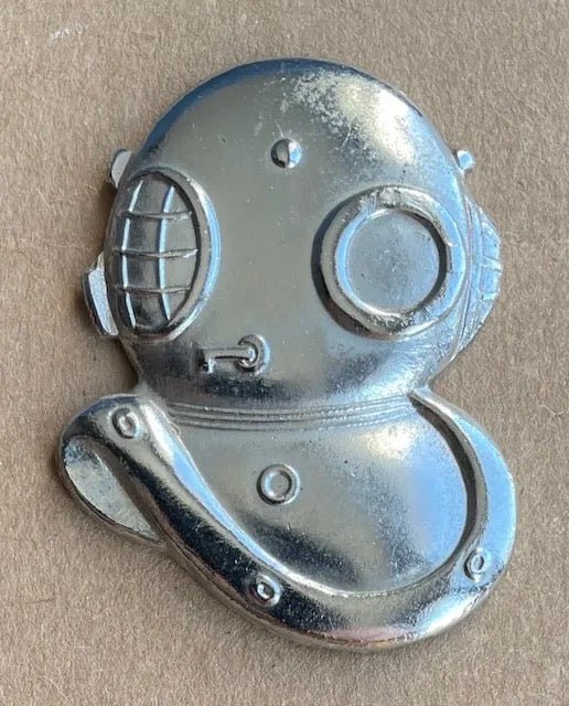 South Africa (SADF) Army Diver Advanced Proficiency Badge 3rd Pattern in Chrome - Bateleur Militaria