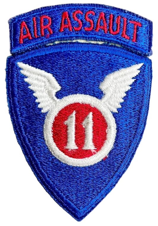 US Original 2 Piece 11th Airborne Division Patch - Bateleur Militaria