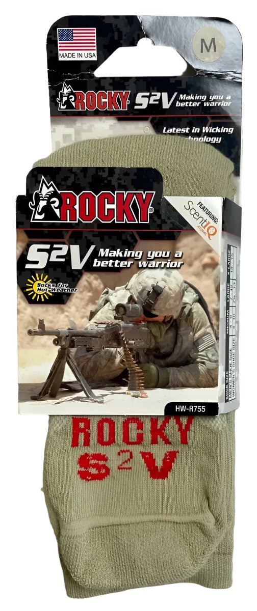 US Military ROCKY S2V Hot Weather Socks Size Medium - Bateleur Militaria