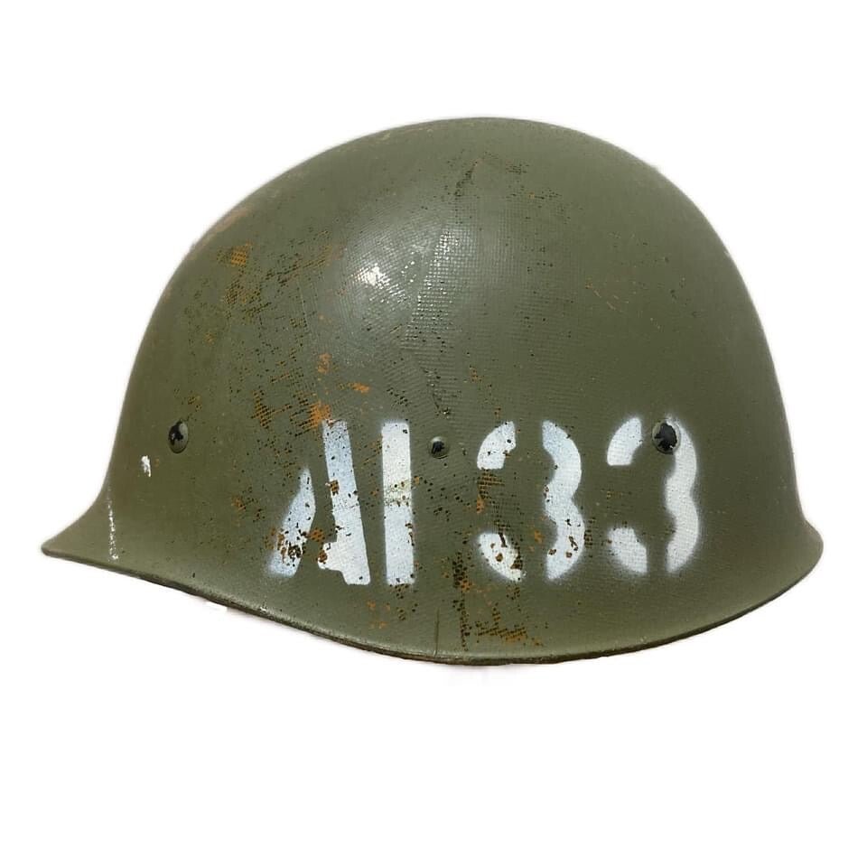 Vietnam Era LINCLOE Experimental Helmet Liner w/ Welson - Davis Suspension - Bateleur Militaria