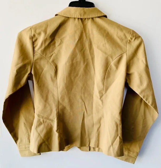 USMC Woman's L/Sleeve Khaki Shirt w Gunnery Sergeant Chevrons 12