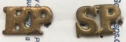 South Africa (SARP) Shoulder Titles Pair cira 1960's - Bateleur Militaria