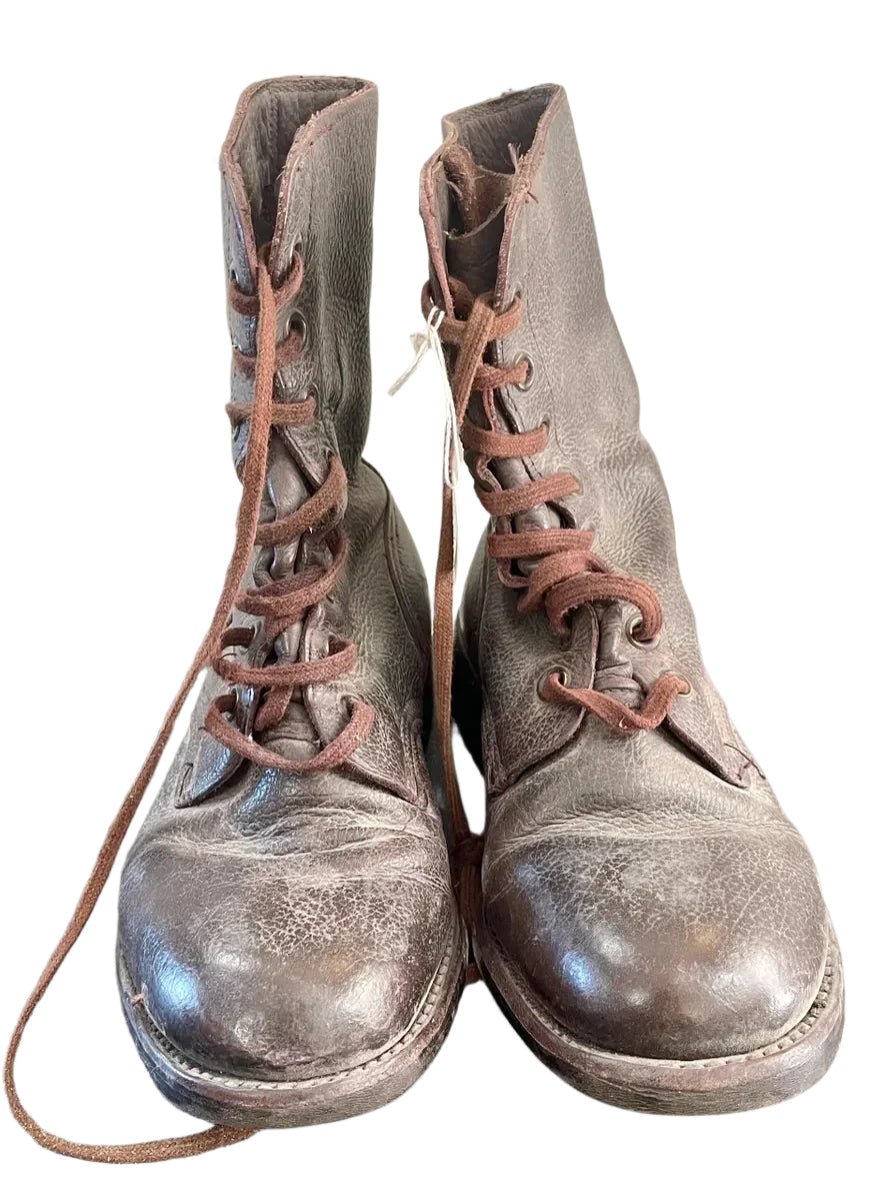 South Africa (SADF) Brown Combat Boots (240W or 5 1/2 US) A