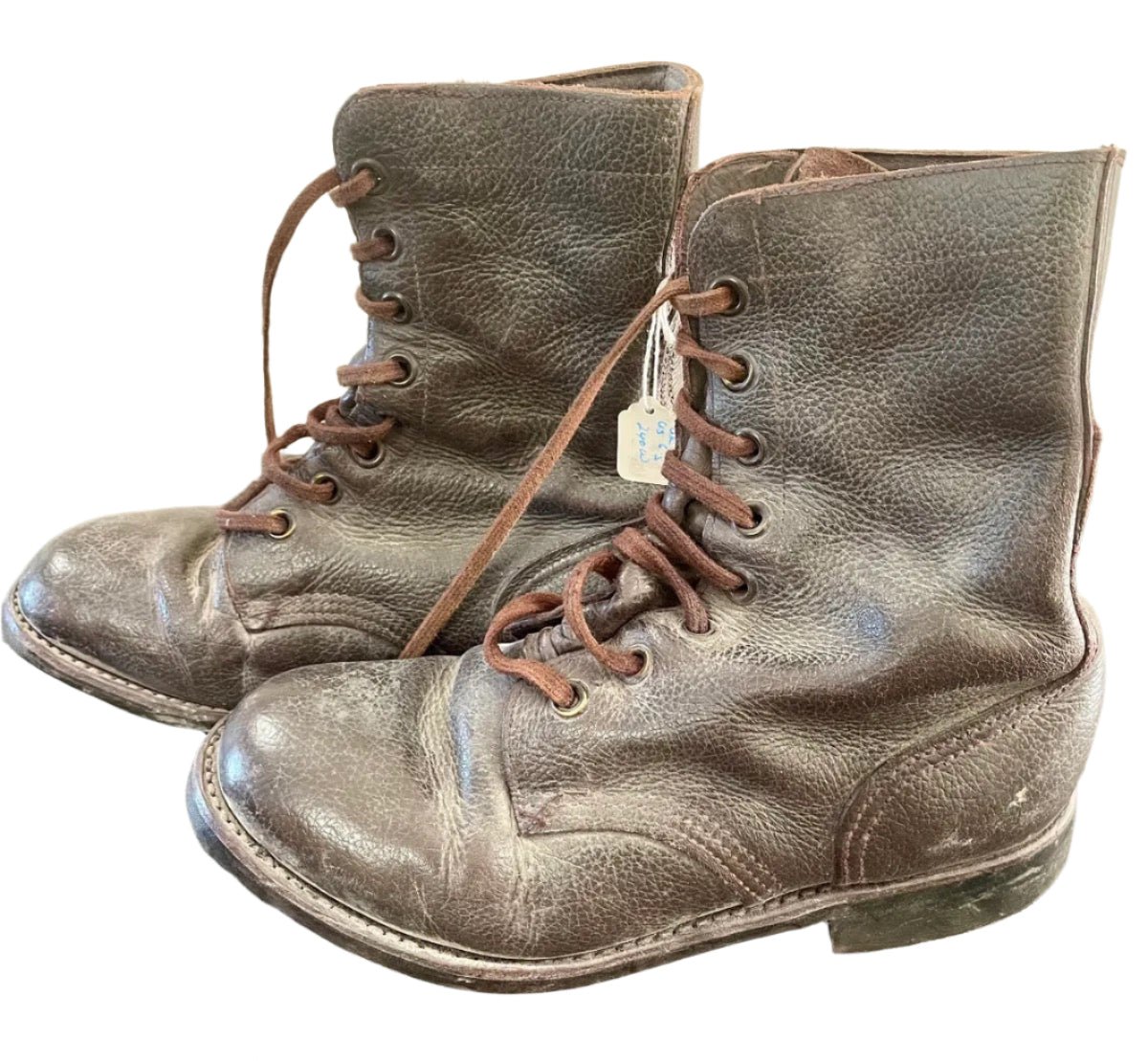 South Africa (SADF) Brown Combat Boots (240W or 5 1/2 US) A
