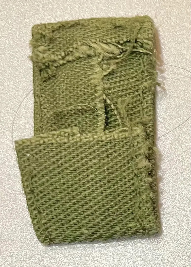 US Army Ordnance Corps Collar Insignia on OD