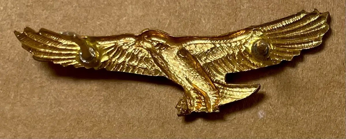 South Africa (SADF) Regiment Orange River Collar Badges Gilt Set Rare - Bateleur Militaria