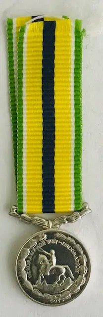 South Africa (SADF) De Wet Decoration Miniature - Bateleur Militaria