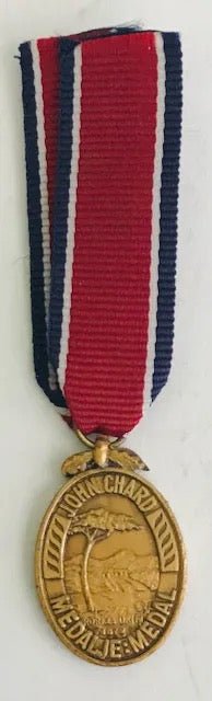 South Africa (SADF) John Chard Medal Large Coat of Arms Miniature - Bateleur Militaria