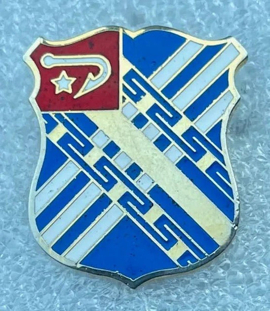 US Army 18th Field Artillery DUI Crest Hallmarked - Bateleur Militaria