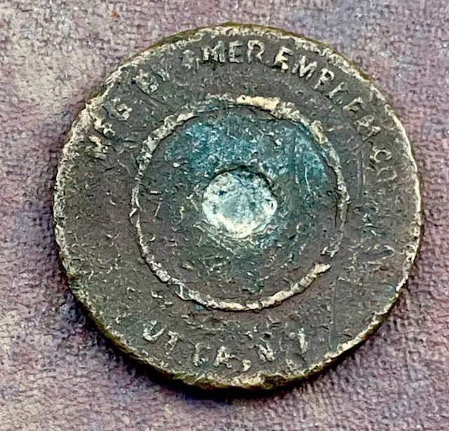US Army Pre WW2 Civilian Military Training Corps Collar Disk