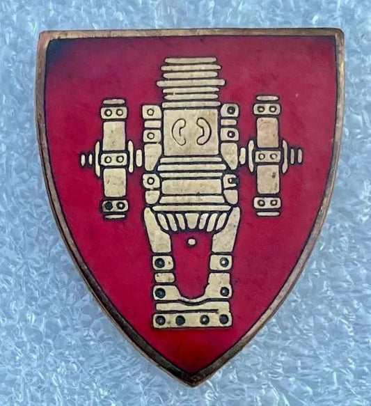 US Army Field Artillery Center & School DUI Crest Hallmarked - Bateleur Militaria