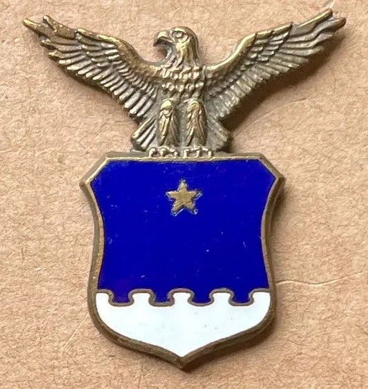 US Air Force Aide to Brigadier General Collar Insignia Hallmarked 15 - Bateleur Militaria