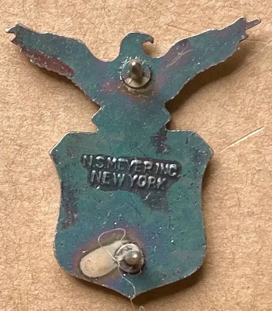 US Air Force Aide to General of the USAF Collar Insignia Hallmarked #11