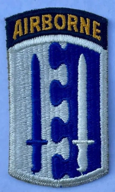 US Army 2nd Airborne Infantry Patch Attached Tab Cut Edge 1 - Bateleur Militaria