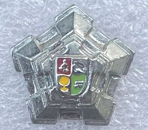 South Africa (SADF) Officer 5 - Point Castle Rank Insignia Chrome Mess Dress - Bateleur Militaria