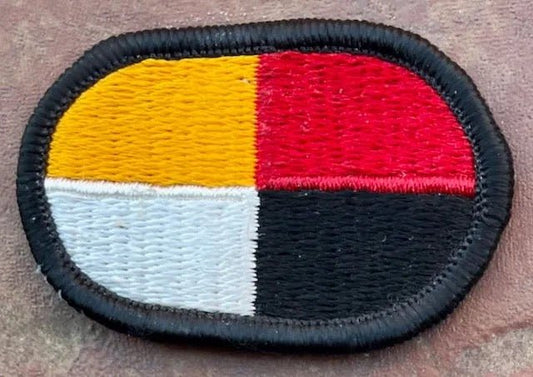 US Army 3rd Special Forces Group Oval Merrowed Edge - Bateleur Militaria