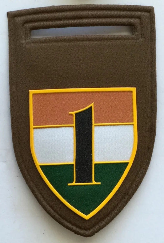 Transkei Defence Force 1st Battalion Tupperware Flash Arm Badge - Bateleur Militaria